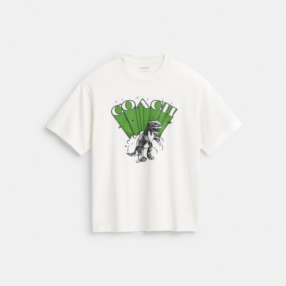 

Футболка Coach Dinosaur T Shirt, цвет Vintage Ivory