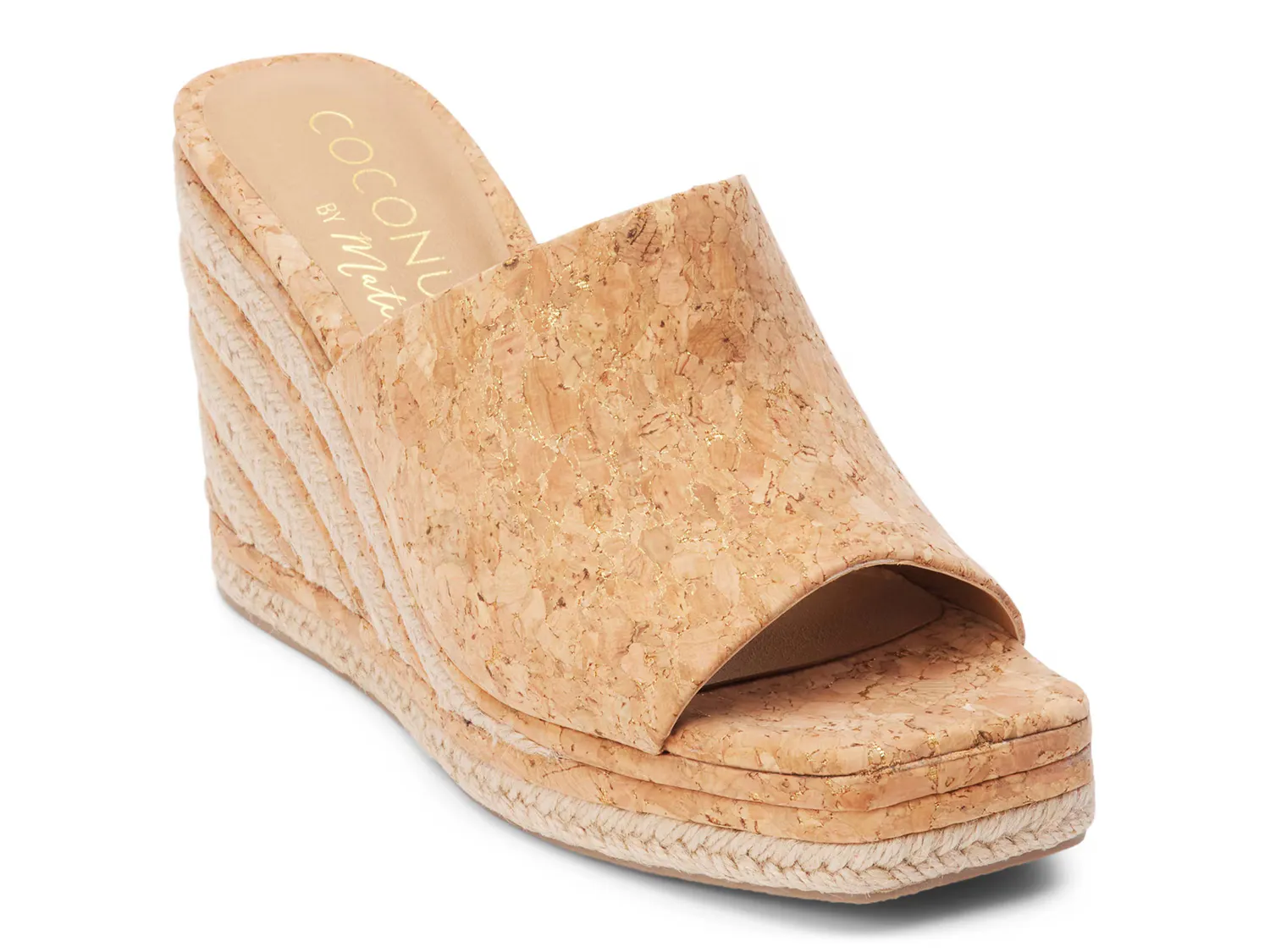 

Сандалии Audrey Wedge Sandal Coconuts, золото