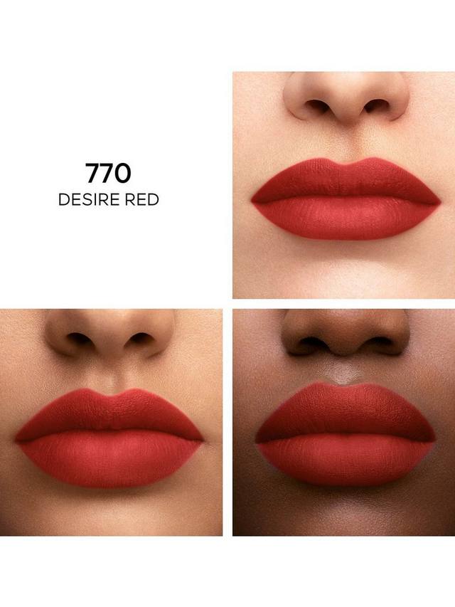 Нежный матовый бальзам для губ Kiss Kiss Guerlain, 770 Desire Red — фото 3