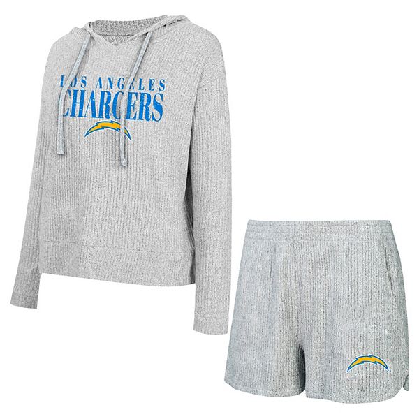 

Женский комплект с лонгсливом и шортами concepts sport gray los angeles chargers juniper Unbranded