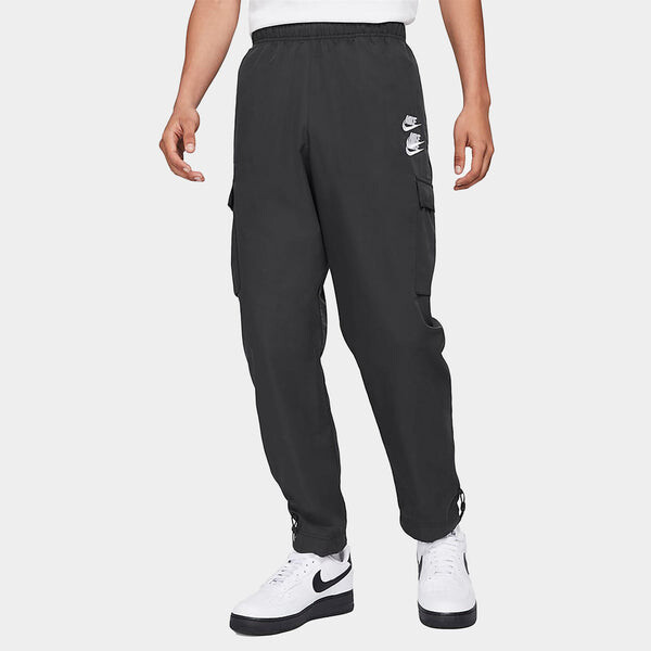 Спортивные штаны Nike Printing Woven Sports Long Pants Black, черный — фото 4