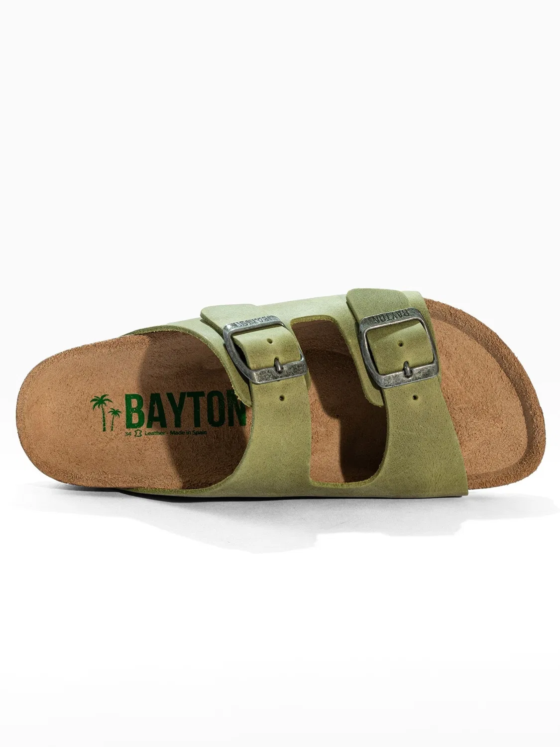 Сандалии Bayton Atlas зеленого цвета — фото 2