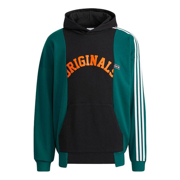 

Толстовка Men's adidas originals Alphabet Printing Colorblock Black, черный