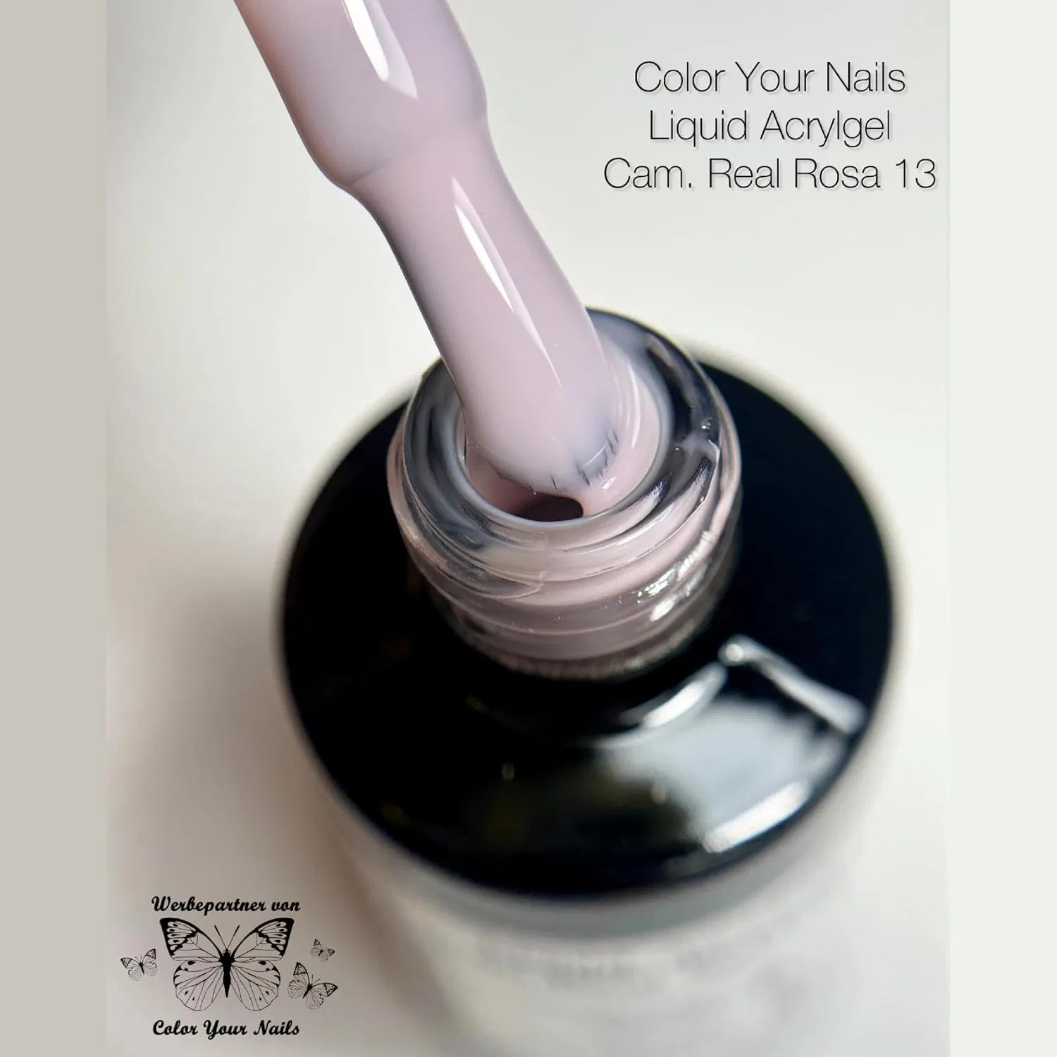 Жидкий акриловый камуфлирующий гель Real Pink (13) 7 мл Color Your Nails, Cam. Real Pink (13) — фото 2