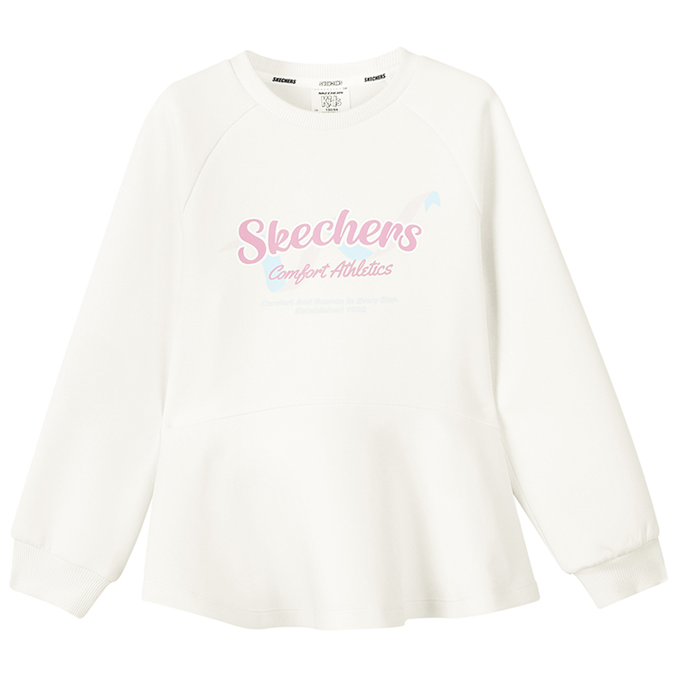 Skechers Свитшот Marshmallow White для подростков