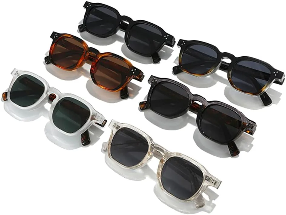 

Солнцезащитные очки UV400 с заклепками, леопардовый принт, маленькая оправа, для женщин и мужчин, для бега и занятий спортом на открытом воздухе UYPTK, Champagne Grey