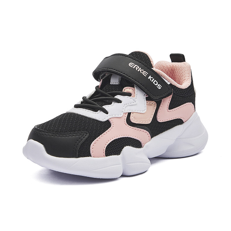 Детские кроссовки Kids Low-top Positive Black/Miner Powder Erke Kids, черный — фото 2