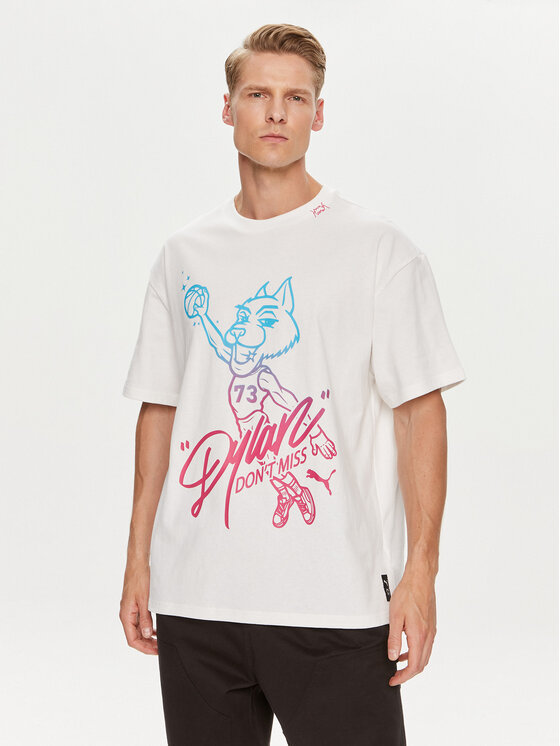 

Футболка обычного кроя Dylan s Gift Shop 625269 Puma, белый