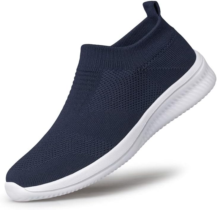 

Кроссовки Vidbiv Men Slip на каждый день - дышащие, легкие, удобные теннисные кроссовки-слипоны из сетки Vibdiv, синий