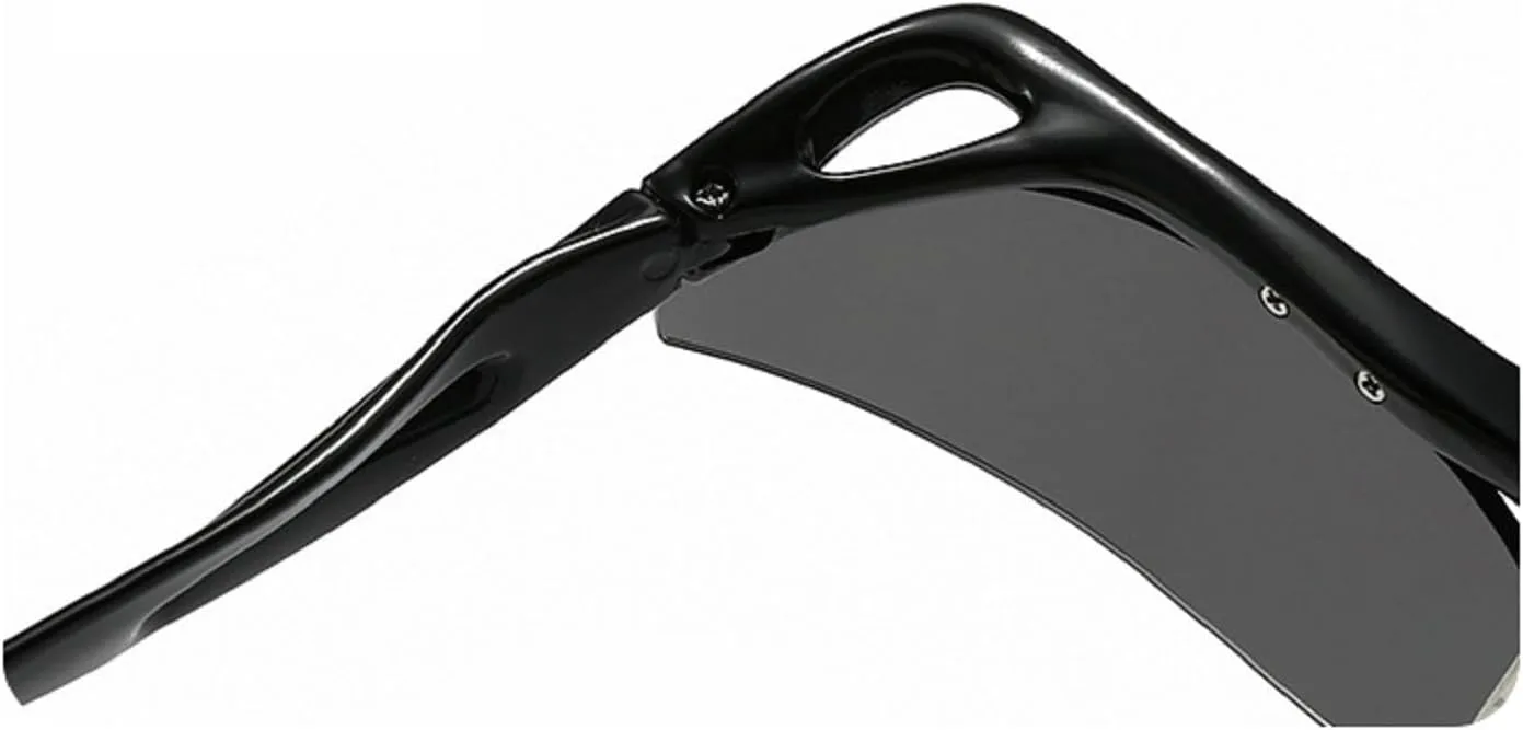 

Солнцезащитные очки Melrose Cat Eye Punk для женщин, модель 2024, роскошные солнцезащитные очки с обтекаемой формой для женщин, спортивные, полуободковые, White