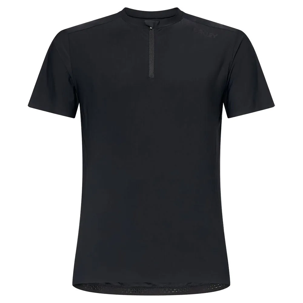 

Джерси с коротким рукавом Oakley Point To Point 1/4 Zip, черный