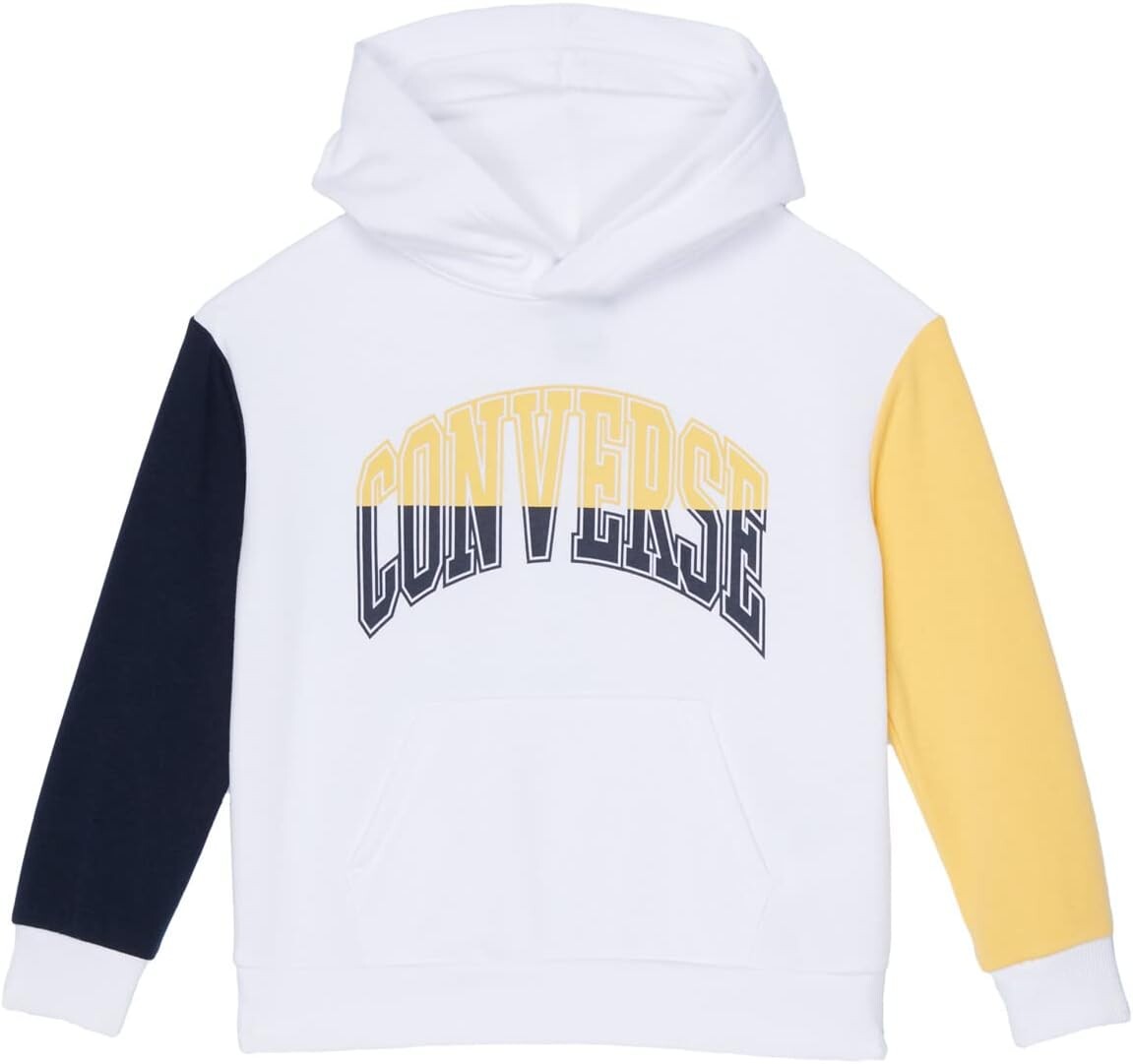 

Худи Converse Color-Block Pullover Hoodie, белый