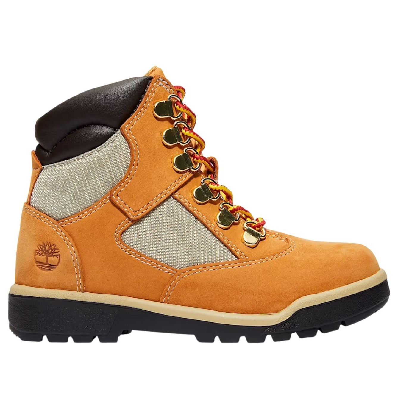 (GS) Ботинки Timberland Field Boot на шнуровке, цвет «Пшеничный» — фото 2