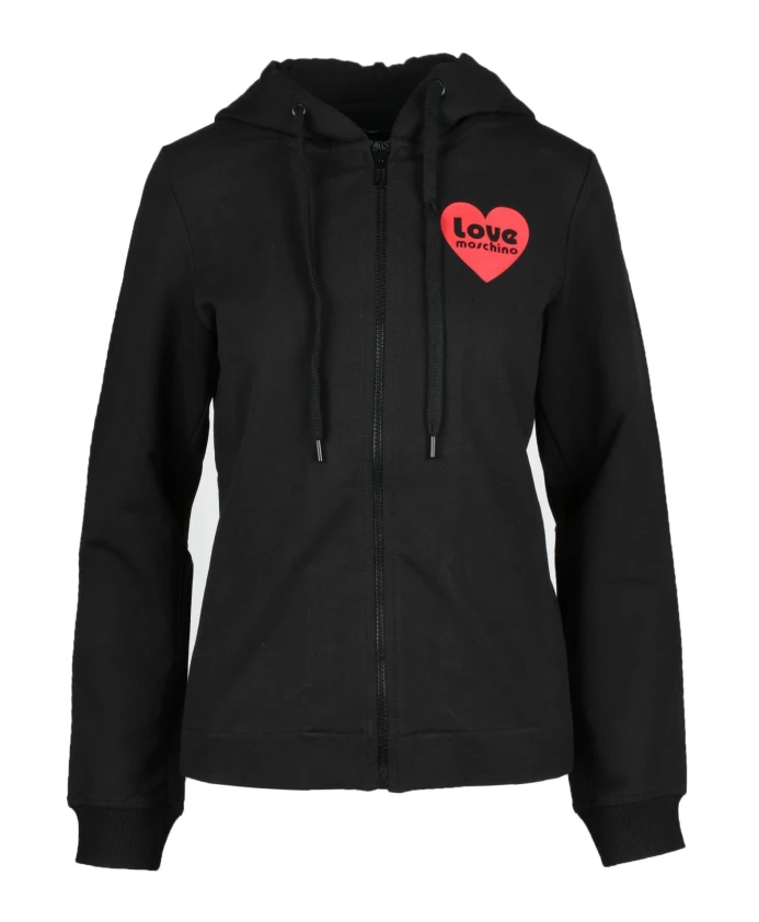 

Свитер из хлопка и эластана Love Moschino, черный