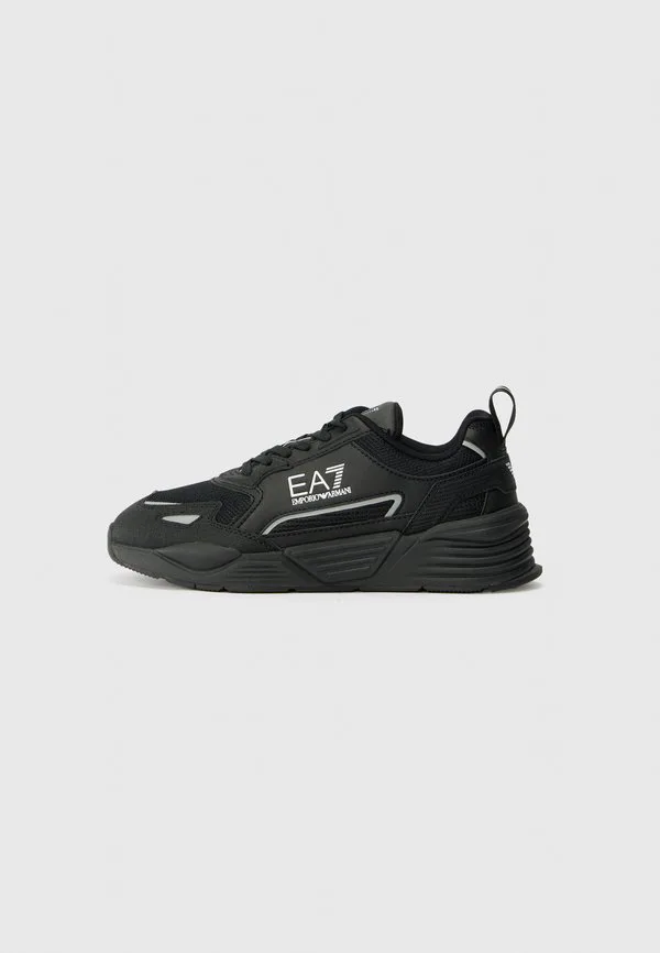 Кроссовки унисекс ace runner Ea7 Emporio Armani, Triple Black/Silver-Coloured