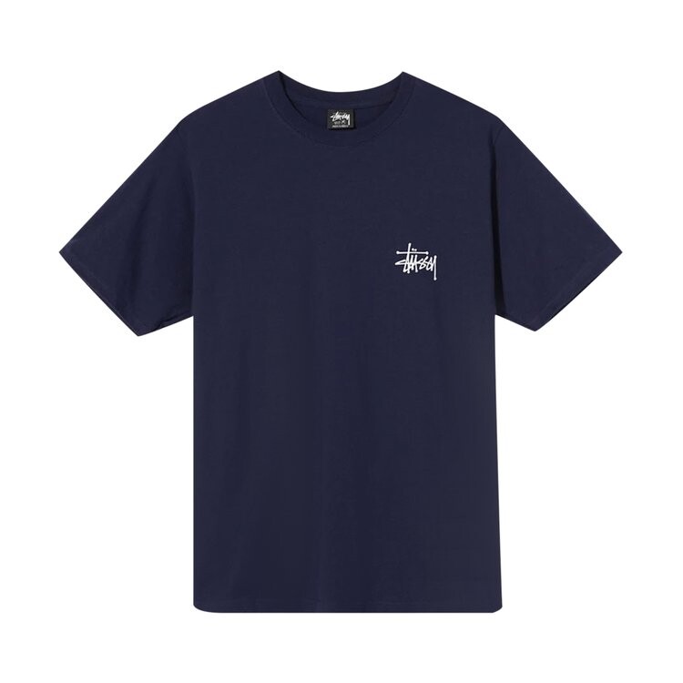 

Футболка Stussy Basic 'Navy', синий