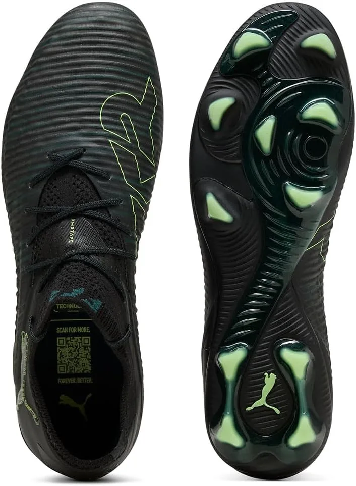 Кроссовки PUMA Future 8 Ultimate Low FG Hot Pursuit унисекс, черный — фото 2