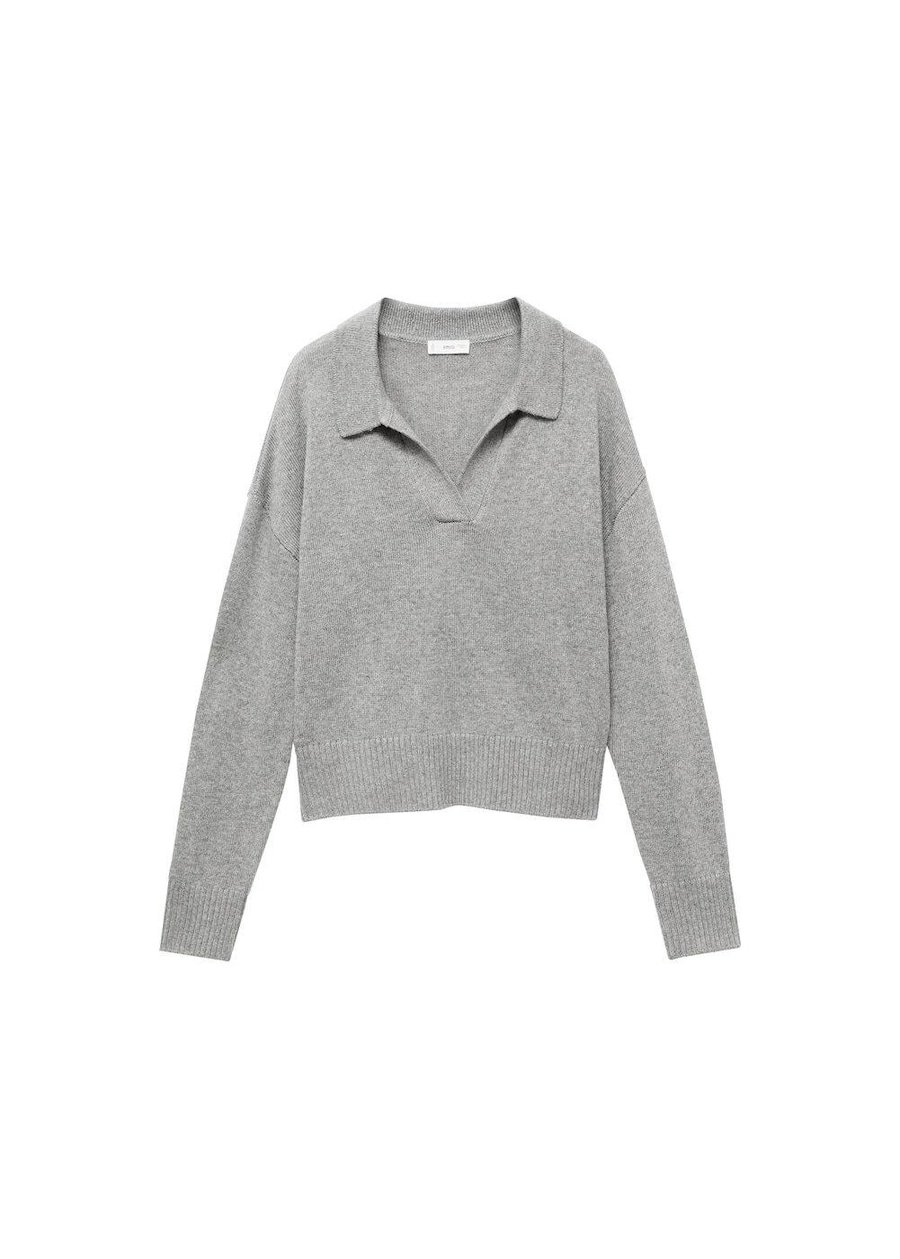 

Свитер MANGO TEEN Polito, светло-серый