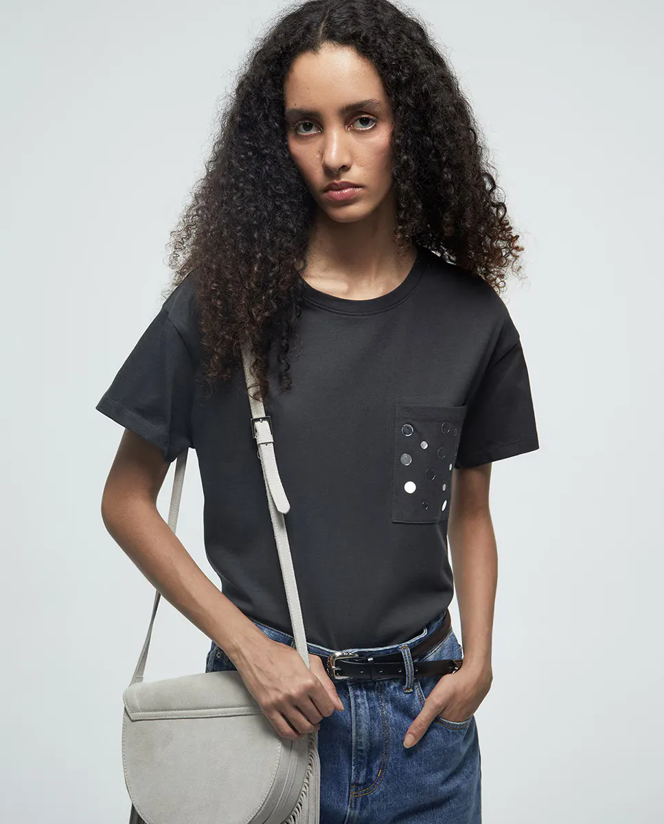 

Футболка с кристаллами Sfera, черный