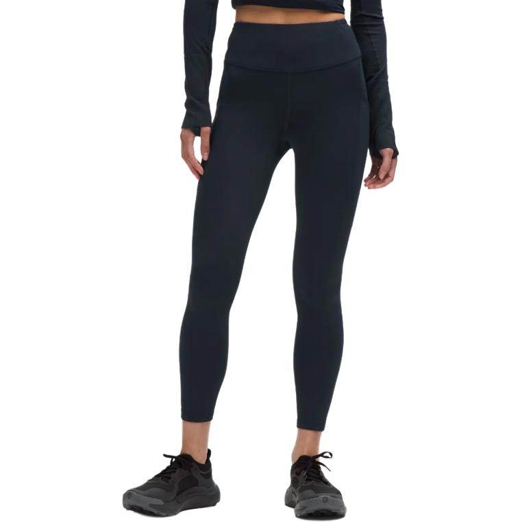 

Женские леггинсы для йоги Fast And Free, размер 24 Lululemon, marine синий/trnv