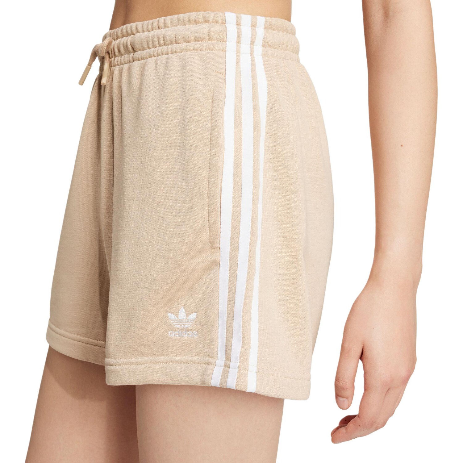 Повседневные шорты женские светло-коричневые Adidas — фото 4