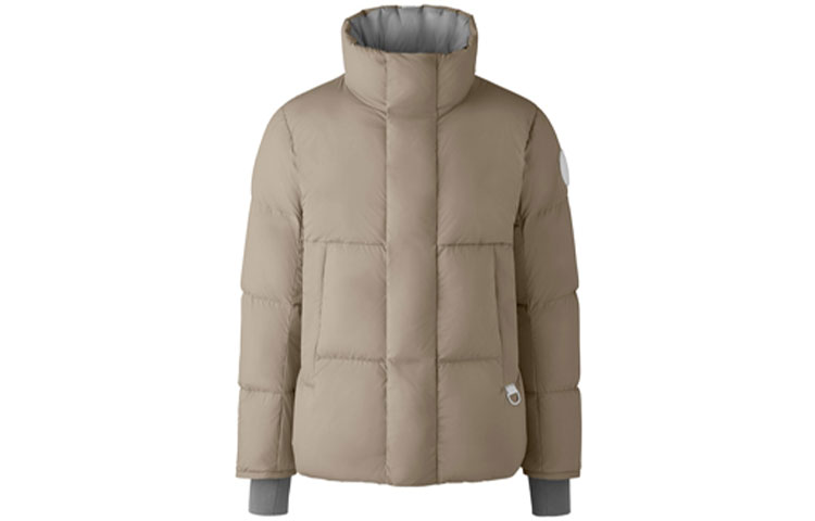 

Canada Goose Зимняя мужская куртка-пуховик FW21 цвета лайм-серый