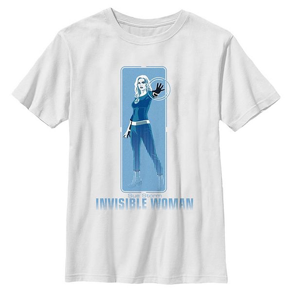 

Футболка с принтом Sue Storm из Фантастической четверки для мальчиков 6-20 Marvel