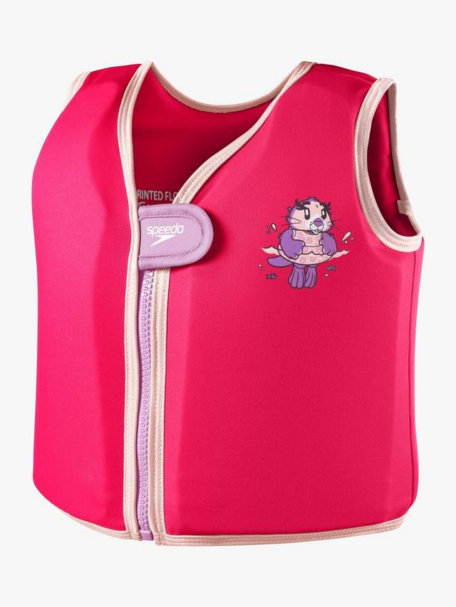 

Детский плавающий жилет из морской выдры Speedo, цвет Cherry Pink