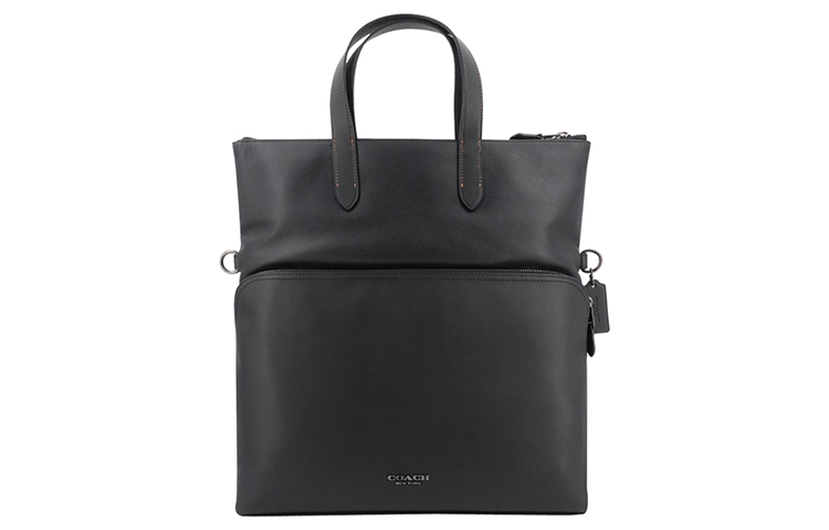 

COACH Кожаная сумка Грэм Тубэс мужская черная