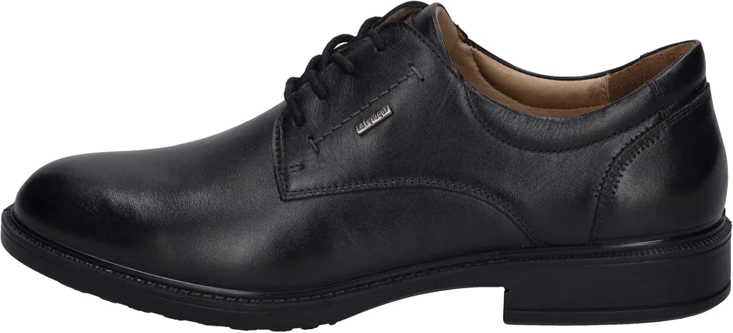 Мужские деловые туфли Josef Seibel Harry 50, ширина G 1/2 (стандартная), сменная стелька, водонепроницаемые, Black — фото 2