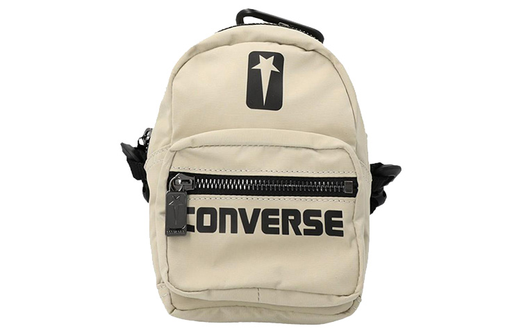 

Rick Owens DRKSHDW Сумка кросс-боди унисекс мини из технической ткани, Ecru
