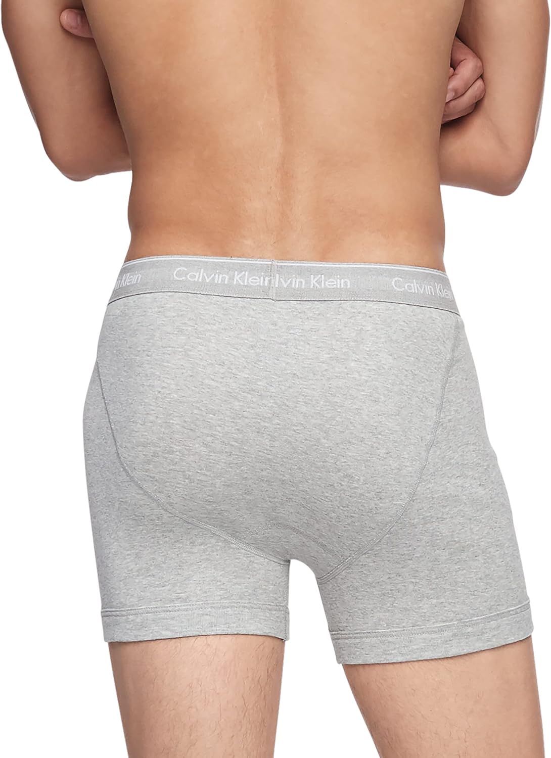 Комплект из 3 мужских боксеров Calvin Klein Cotton Classics, 3 Grey Heather — фото 3
