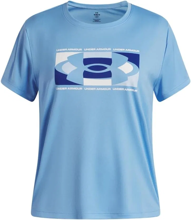 Футболка детская Under Armour Big Logo, Horizon Blue / White
