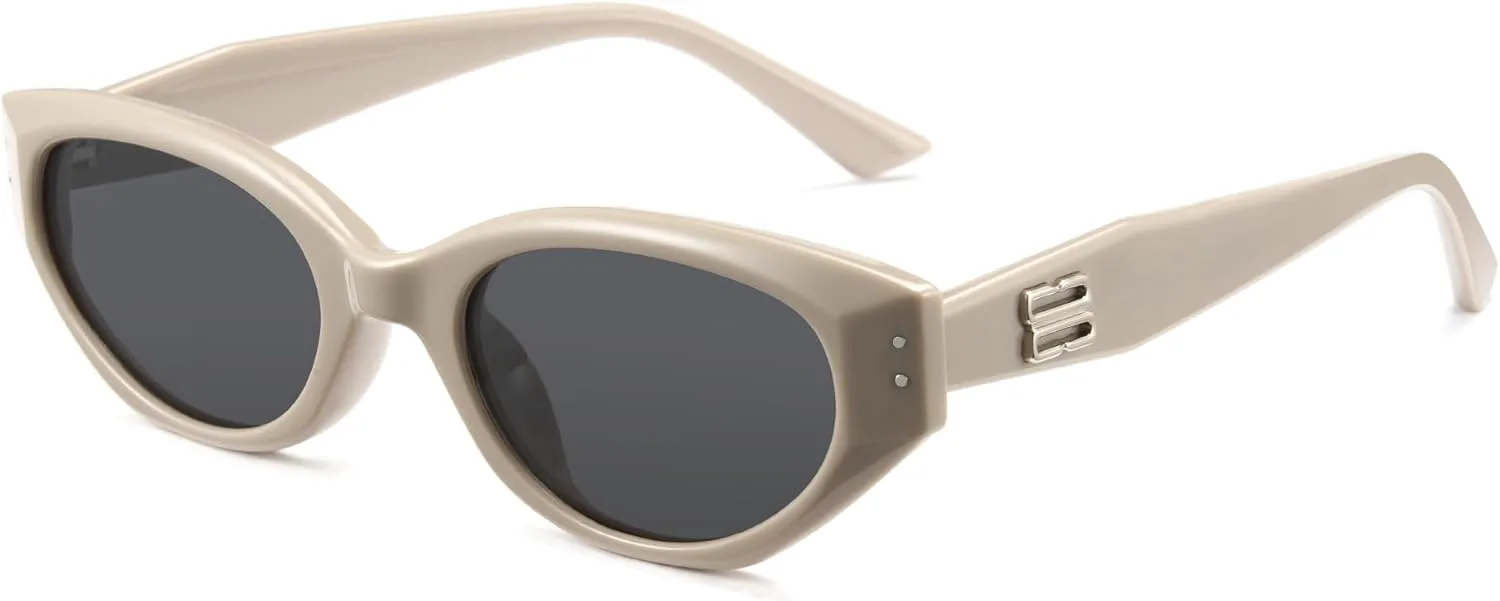 

Женские солнцезащитные очки Cyxus Small Cateye с защитой от УФ-излучения, ультралегкая оправа из поликарбоната, модель 1147, 1147 - Grey Frame - Grey Lens