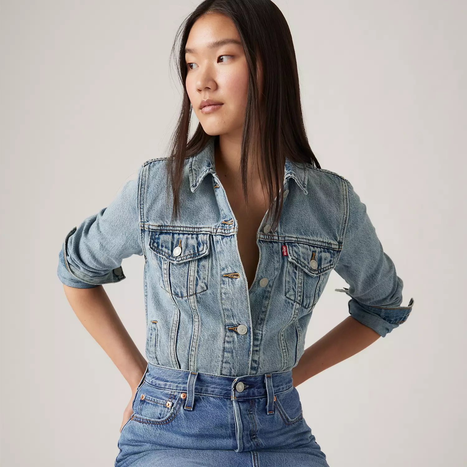 

Куртка женская Levi's, Синий, Куртка женская Levi's