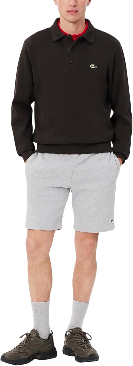 

Lacoste мужские шорты из органического флиса, Argent Chine