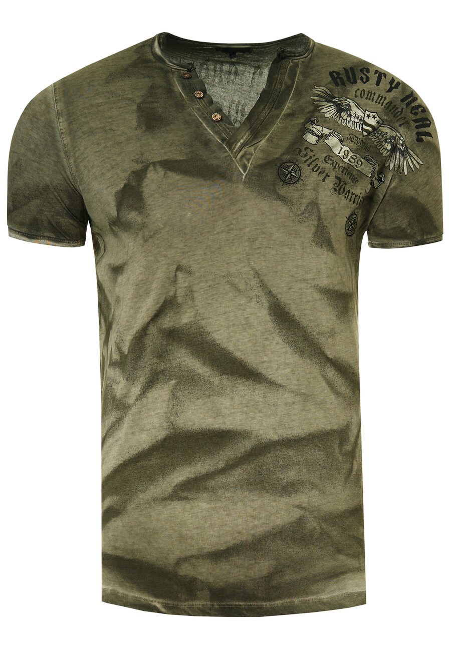 

Классическая футболка Rusty Neal Shirt, темно-зеленый