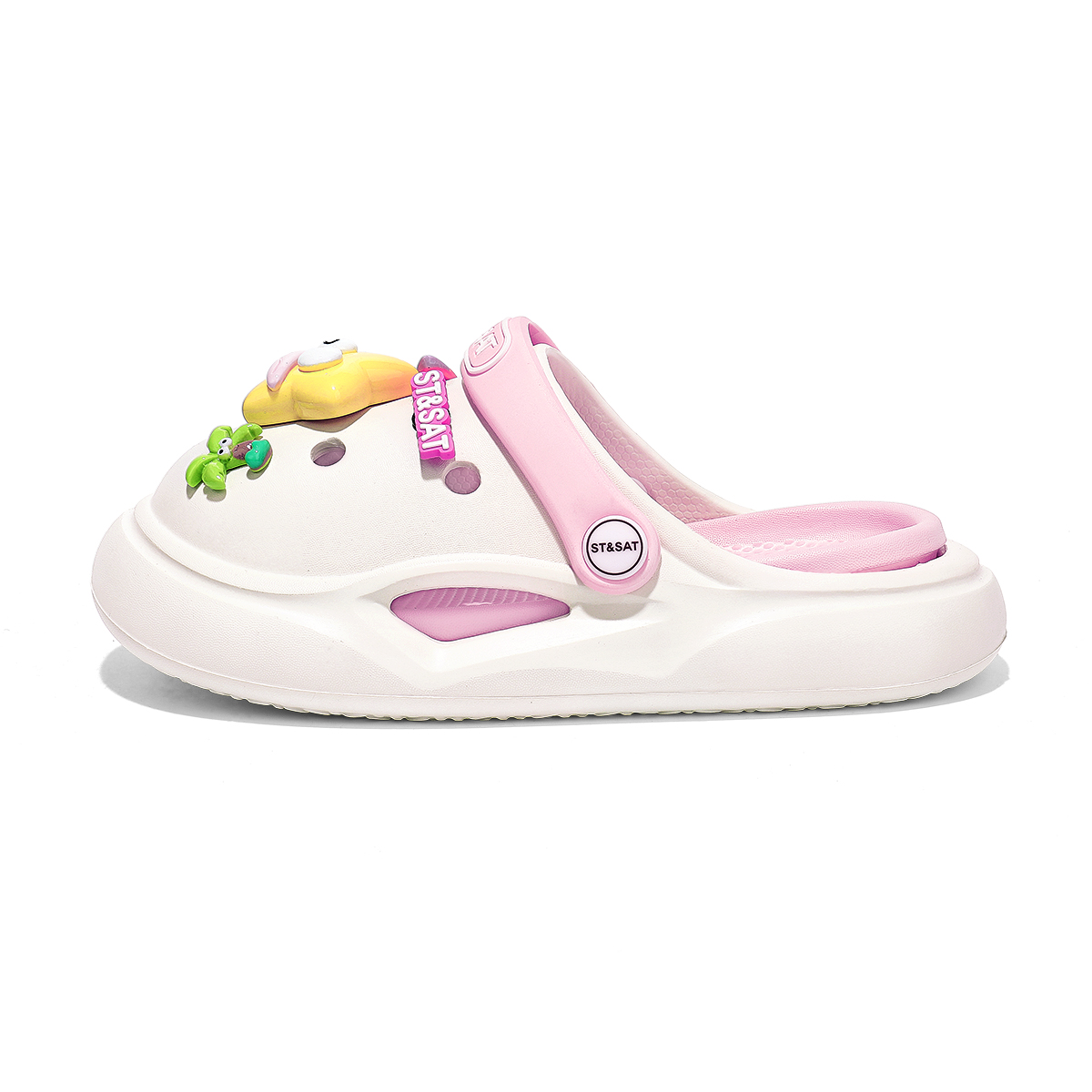 

Сандалии детские ST&SAT KIDS, белый/розовый
