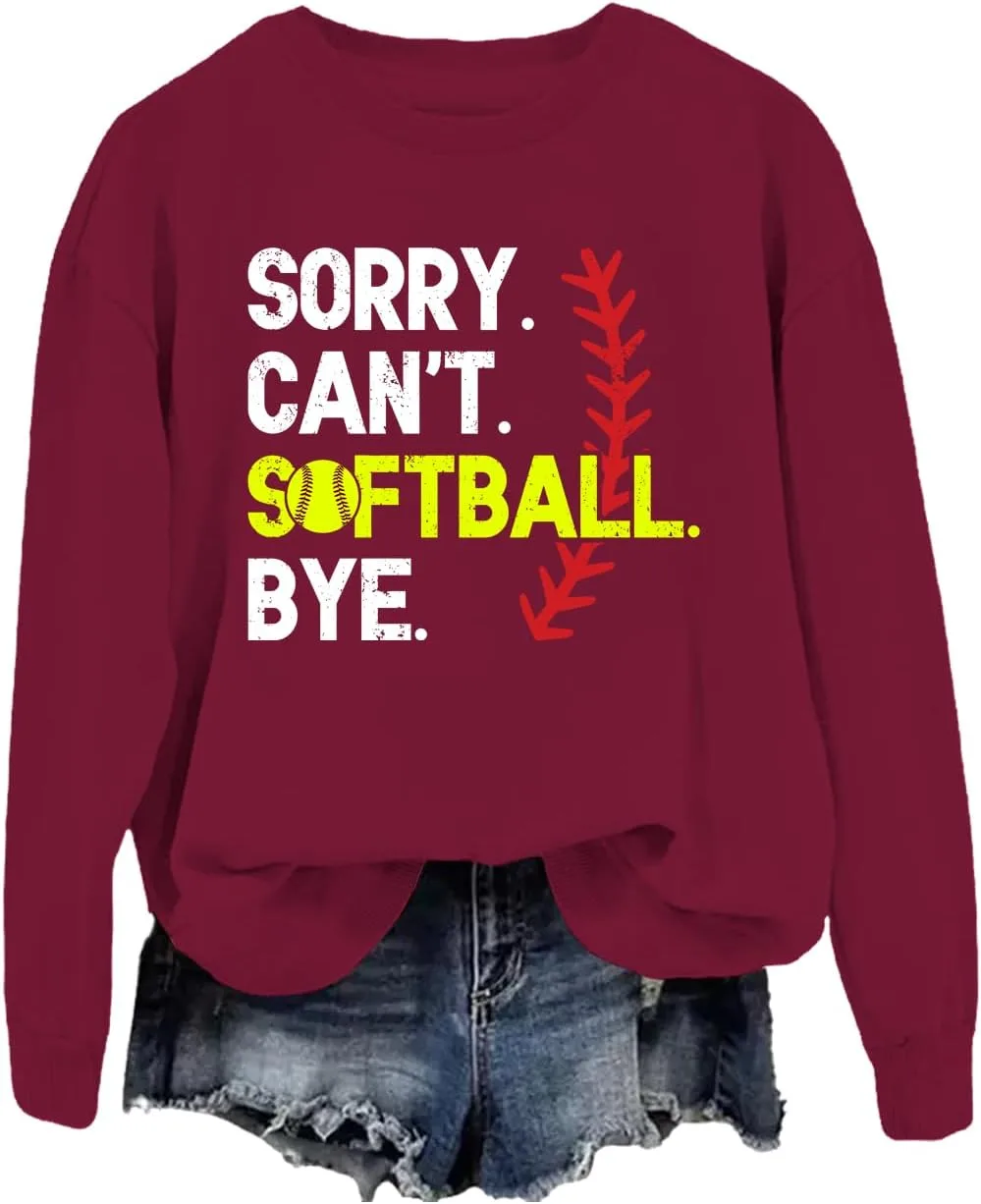 

Толстовка Sorry Can't Softball Bye Phncal