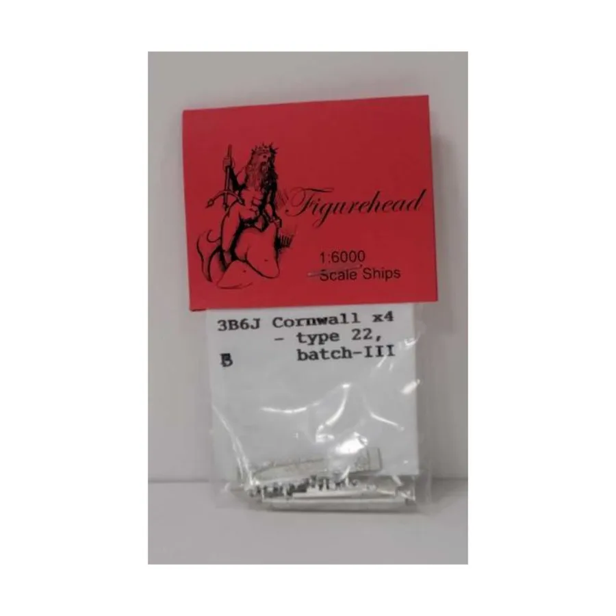 

Тип 22/III Корнуолл, 1988 г., Figurehead Ships - WWII Ships - The Royal Navy (1:6000) (Noble Miniatures)