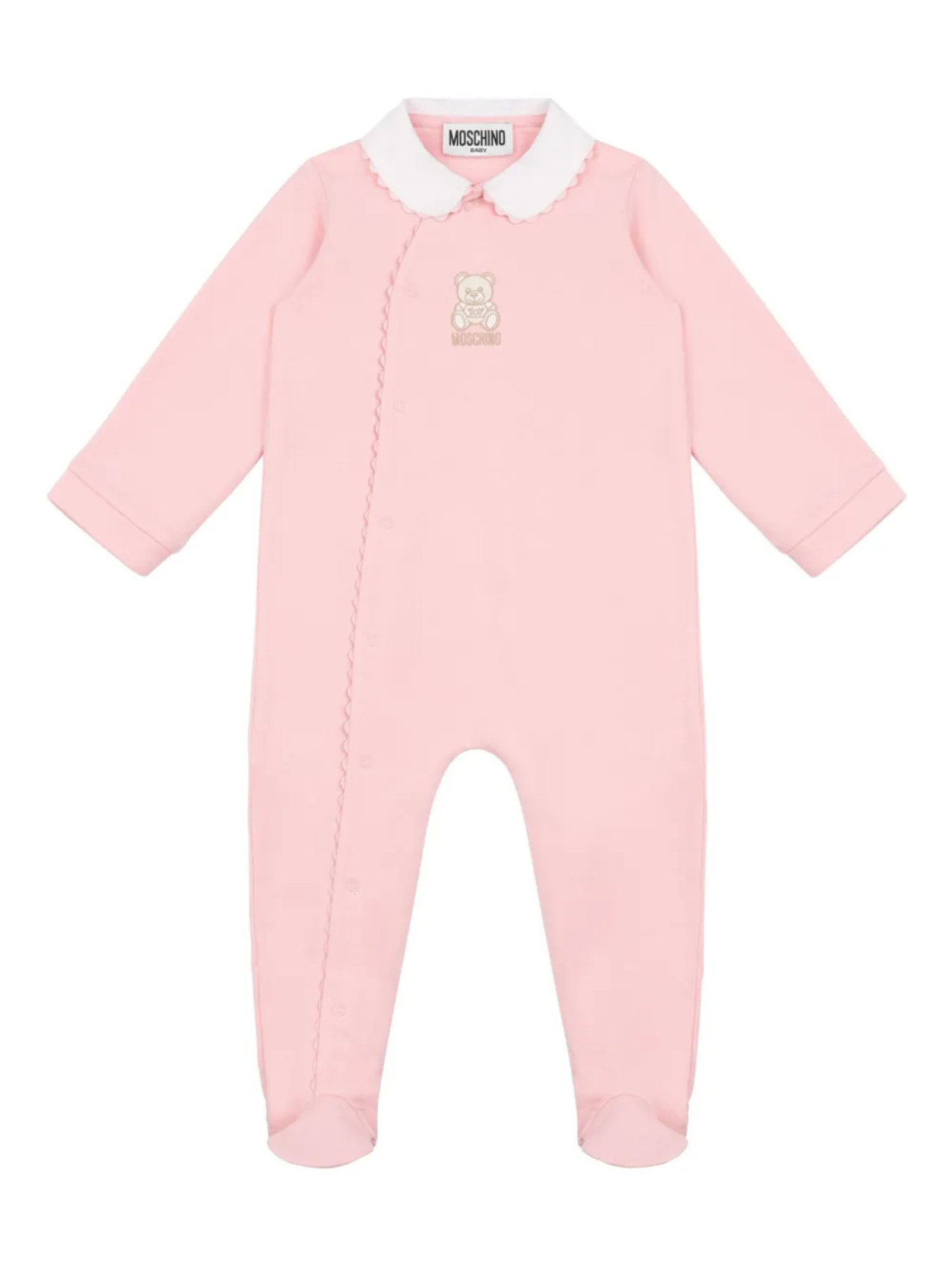 

Moschino Kids боди с мотивом медведя, розовый