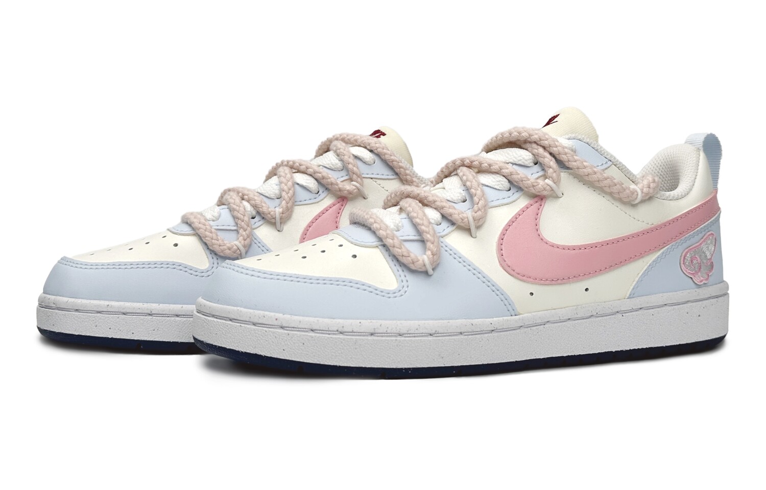 Кроссовки Nike Court Borough Skateboard Shoes Women's Low-Top Blue — фото 2