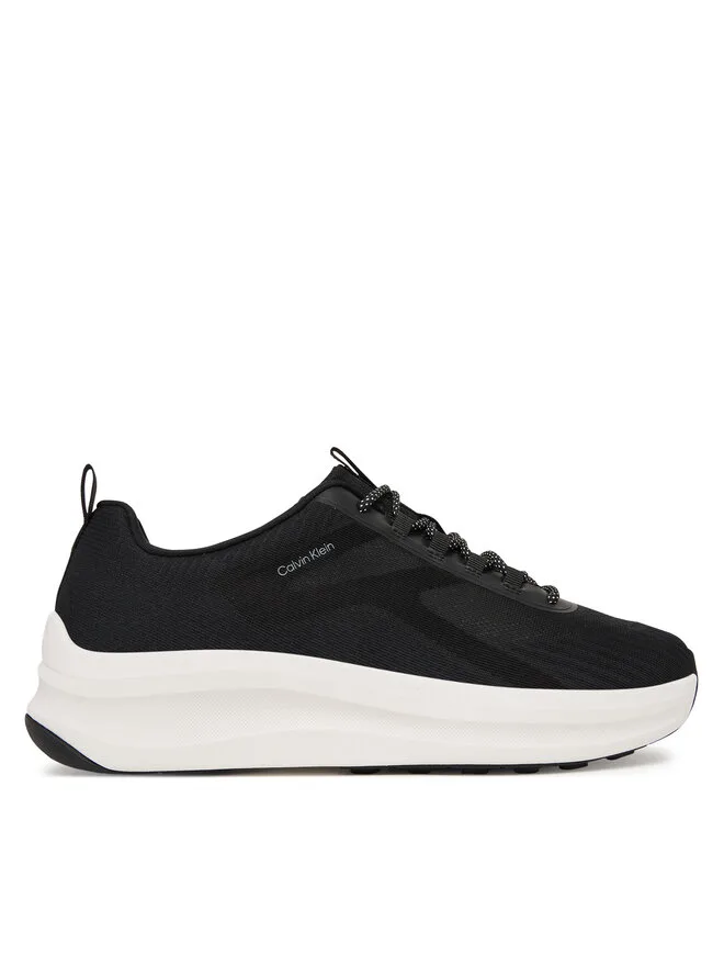 Calvin Klein Кроссовки Andrea - Chunky CK Stripe Runner Trainers HM0HM02158, черный