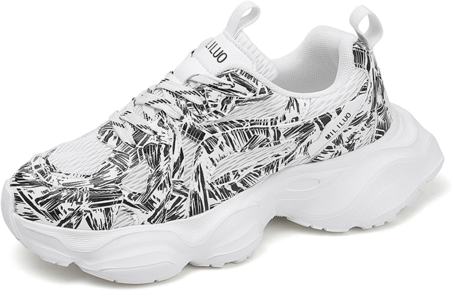 

Мужские модные дышащие кроссовки на шнуровке, массивные, в повседневном стиле, с увеличенным ростом и нескользящей подошвой. Подходят для ходьбы, занятий спортом, работы и вождения Khwfjas, белый