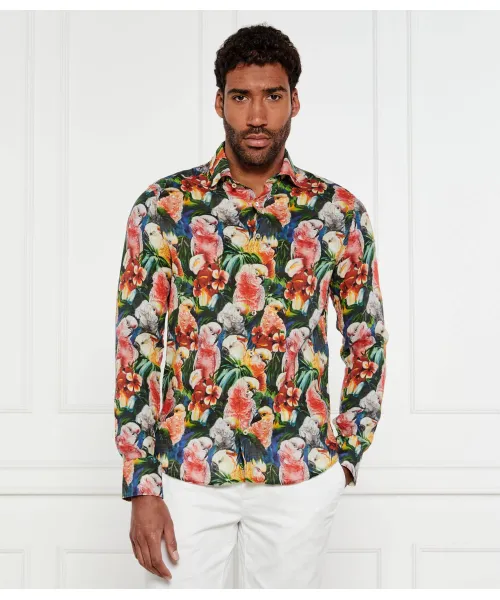 

Льняная рубашка Slim fit Stenströms, мультиколор