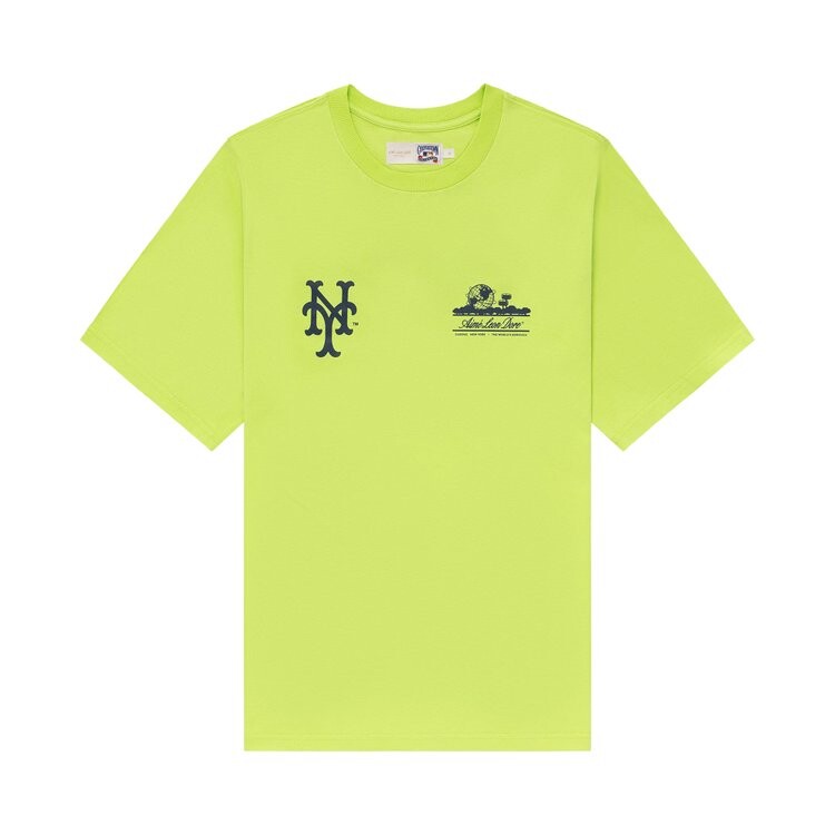 

Футболка Aimé Leon Dore x New York Mets Unisphere Tee, цвет Acid Lime