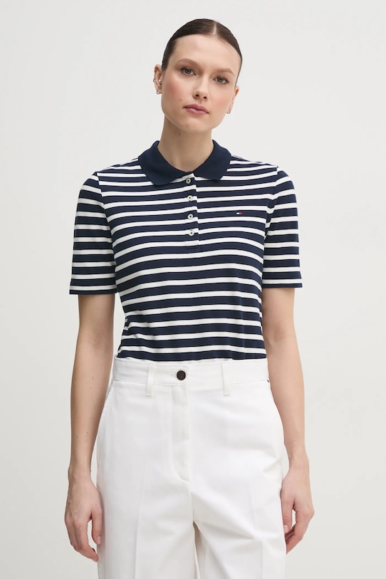 

Поло Tommy Hilfiger, темно-синий