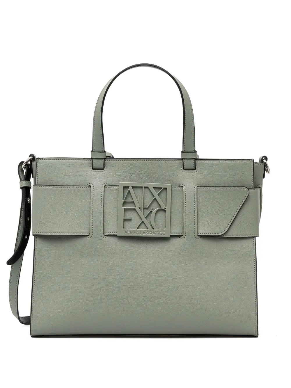 

Сумка-тоут с логотипом Armani Exchange, зеленый