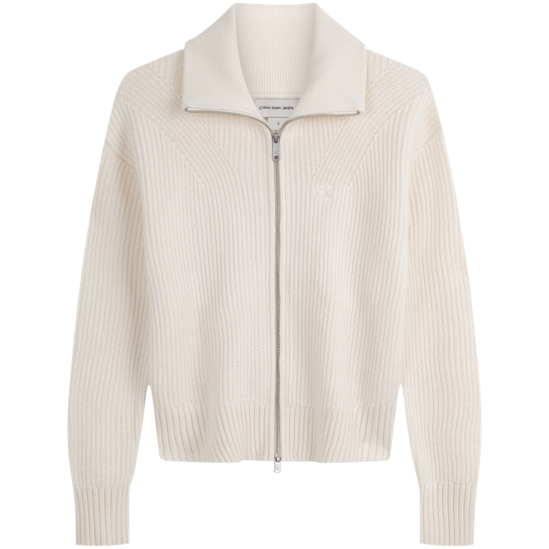 

SS25 Вязаный топ для женщин Calvin Klein, слоновая кость