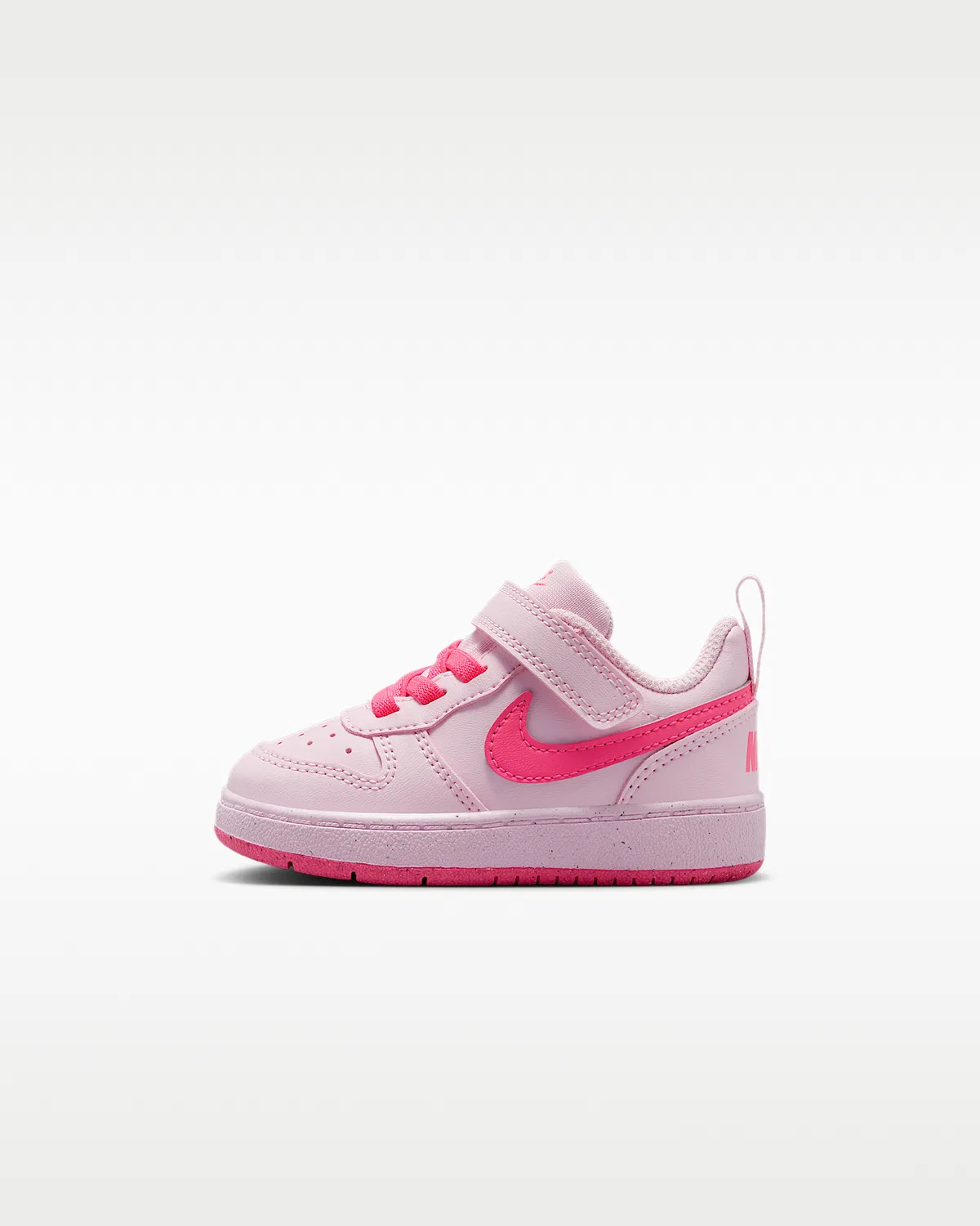 Кроссовки Nike Court Borough Low Recraft для малышей, Pink Foam/White/Hyper Pink